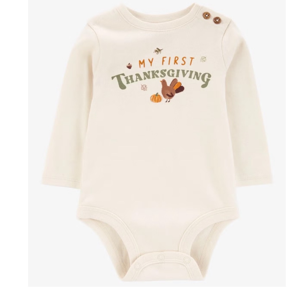 🪐My first thanksgiving bodysuit